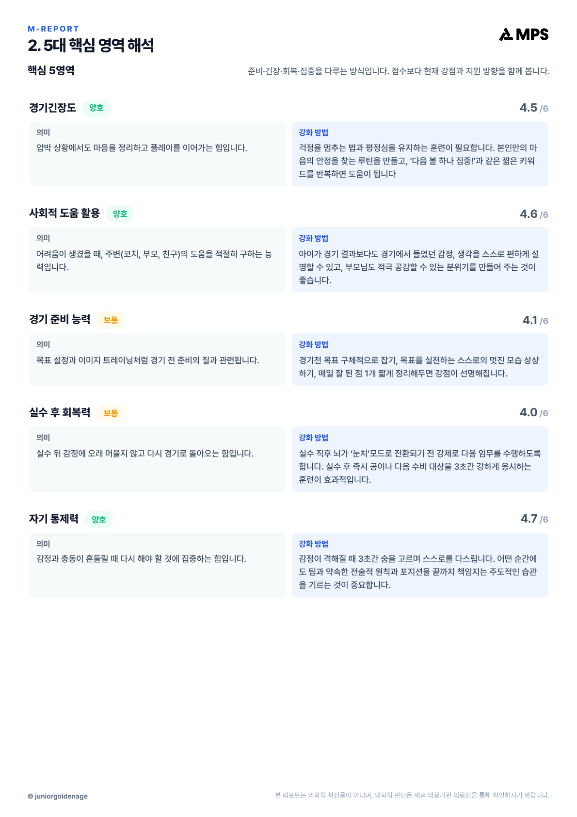 스탠다드 리포트 전체 12페이지 중 3페이지