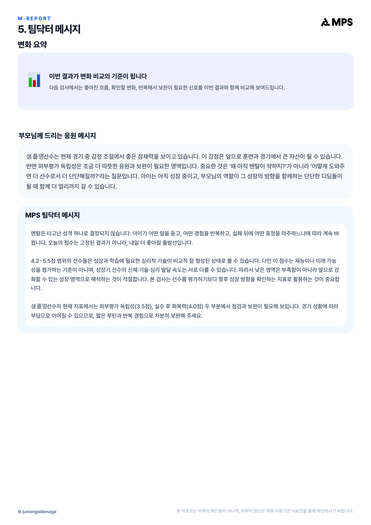 스탠다드 리포트 전체 12페이지 중 6페이지